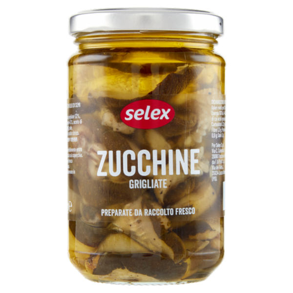 Selex Zucchine Grigliate in Olio di Semi di Girasole 280 g