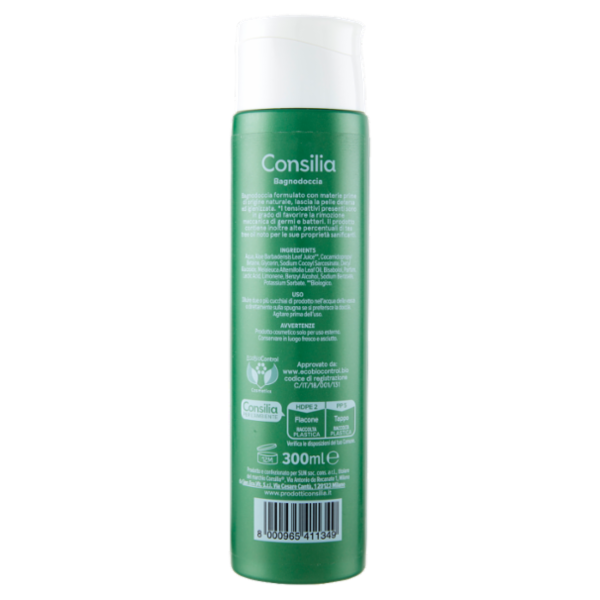 Consilia Bagnodoccia Azione Igienizzante Bio con Tea Tree Oil 300 ml