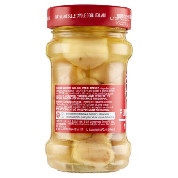 Polli Funghetti Sottolio Interi 190 g