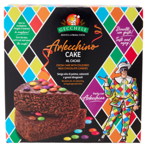 Gecchele Arlecchino Cake al Cacao 275 g
