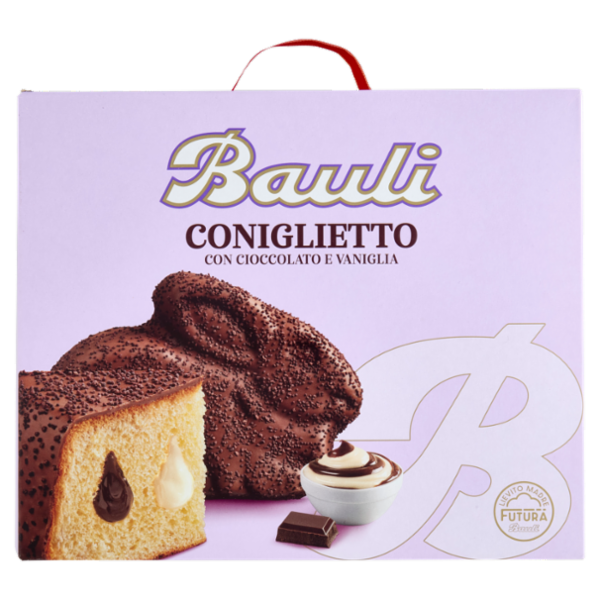 Bauli Coniglietto con Cioccolato e Vaniglia 650 g