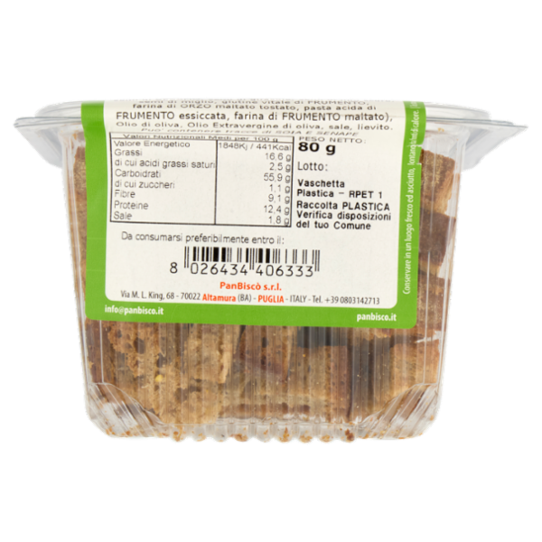 PanBiscò Crostini Tozzapane Multicereali 80 g