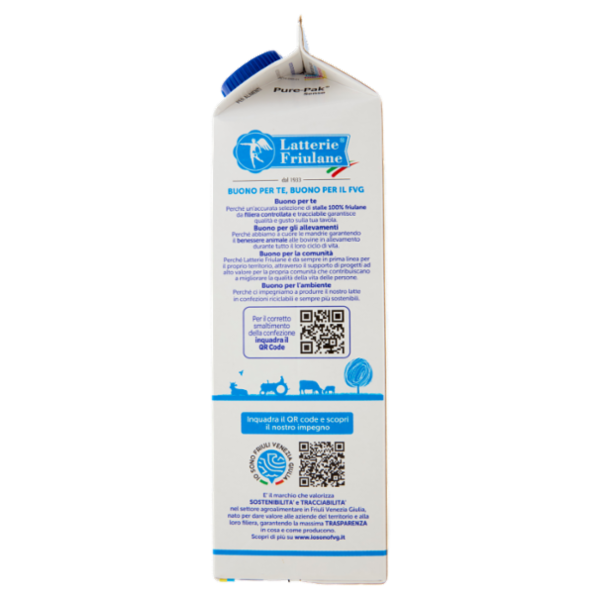 Latterie Friulane Latte Intero Più Giorni 1000 ml