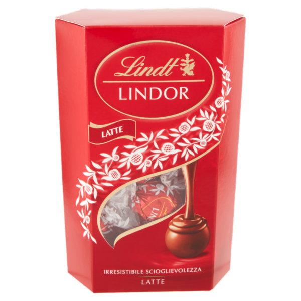 Lindt Cioccolatini Lindor Cioccolato al latte Scatola 200 g