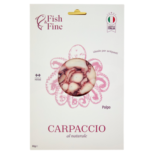 Fish & Fine Carpaccio Polpo al naturale 80 g
