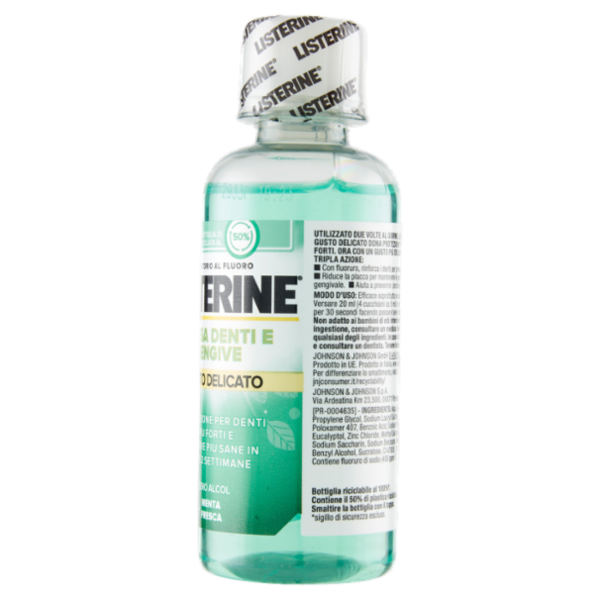 Listerine Difesa Denti e Gengive Gusto Delicato Menta Fresca 95 ml