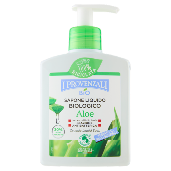 I Provenzali Bio Sapone Liquido Biologico Aloe 250 ml