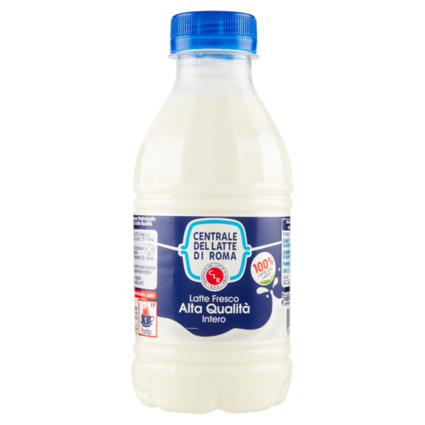 Centrale del Latte di Roma Latte Fresco Alta Qualità Intero 500 ml