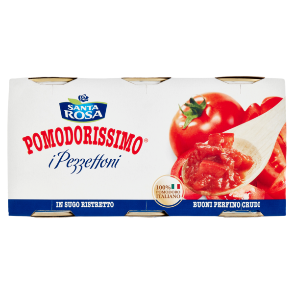 Santa Rosa Pomodorissimo i Pezzettoni 3 x 400 g