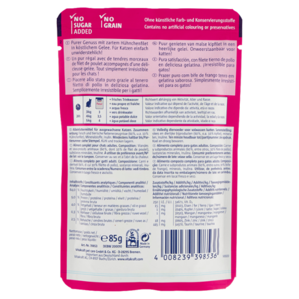 Vitakraft Poésie Délice Gelée con Pollo 85 g