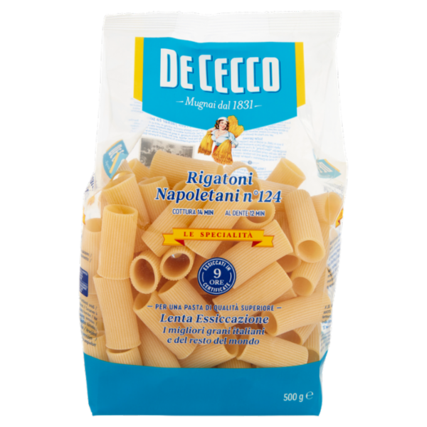 De Cecco Le Specialità Rigatoni Napoletani n°124 500 g