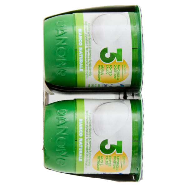 ACTIVIA Yogurt Bianco Naturale con Probiotico Bifidus, 8x125g