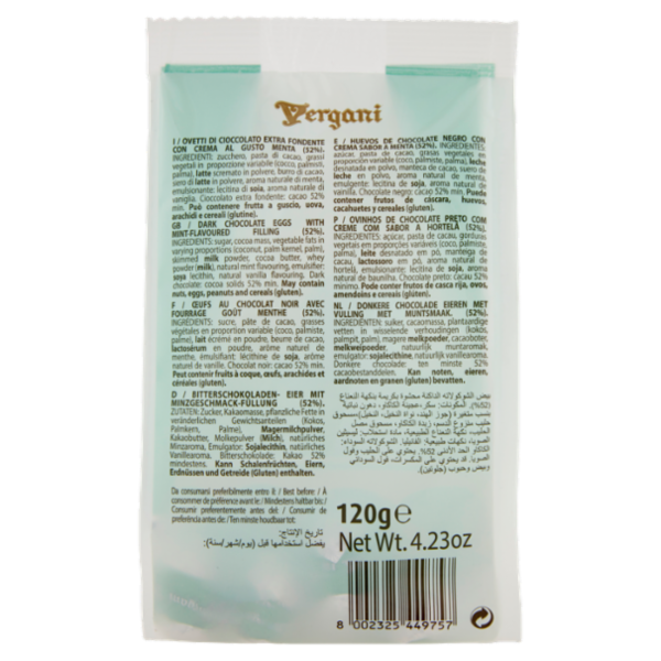 Vergani Ovetti Choco Mint 120 g