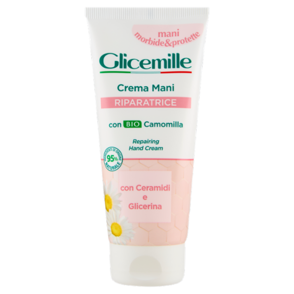 Glicemille Crema Mani Riparatrice con Bio Camomilla 100 mL
