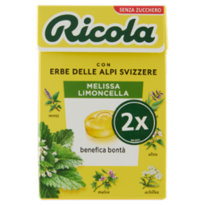 Ricola Melissa Limoncella Senza Zucchero 2 x 50 g
