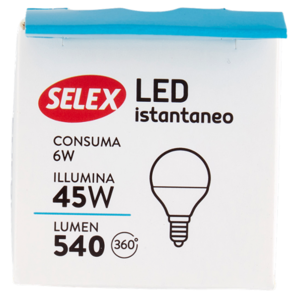 Selex Lampadina Led Sfera E14 6W