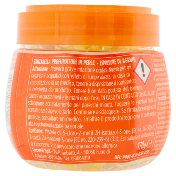 Zanzarella Profumatore in Perle Esplosione di Agrumi 170 g