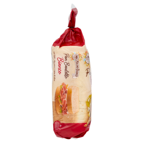 Mulino Bianco Pan Bauletto Bianco Pane Ideale per Panini 400g