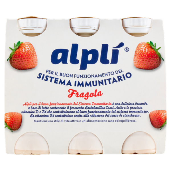 alplì per il Buon Funzionamento del Sistema Immunitario Fragola 6 x 100 g