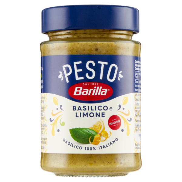 Barilla Pesto Basilico e Limone Condimento e Sugo per Pasta 190g
