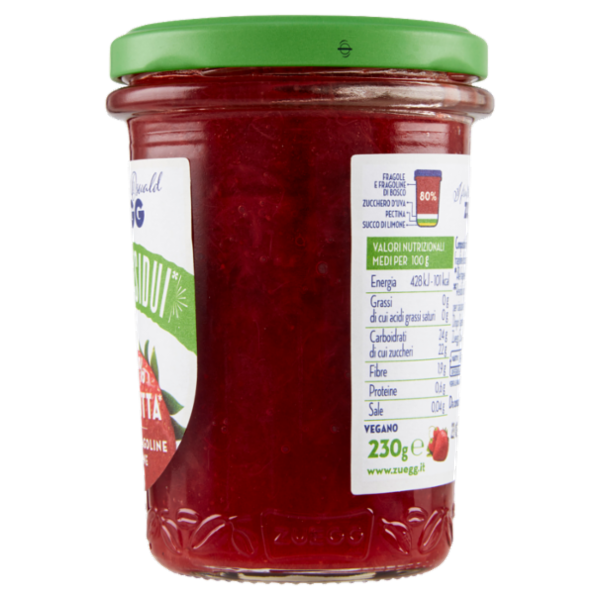 Zuegg I frutteti di Oswald Zuegg Zero Residui 100% da Frutta* Fragole Fragoline Italiane 230 g