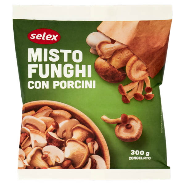 Selex Misto Funghi con Porcini Congelati 300 g