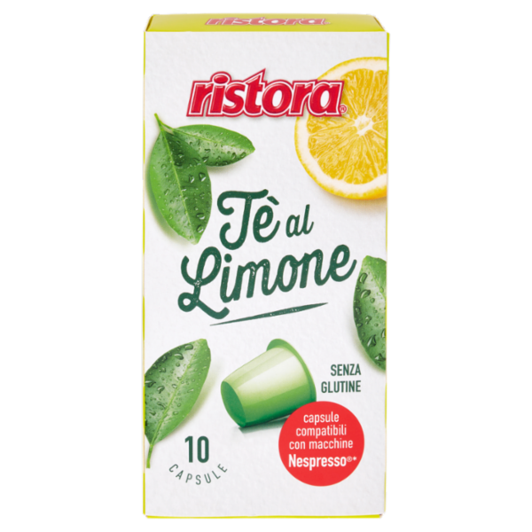 ristora Tè al Limone capsule compatibili con macchine Nespresso* 10 x 8 g