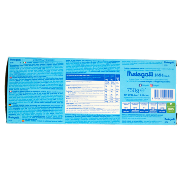 Melegatti 1894 Colomba Tiramisù 750 g