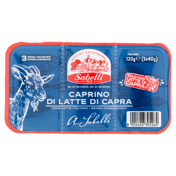 Sabelli Caprino di Latte di Capra 3 x 40 g