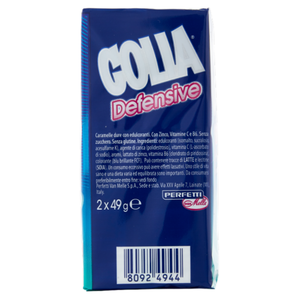 Golia Defensive Zinco + Vit C + Vit B6 2 x 49 g