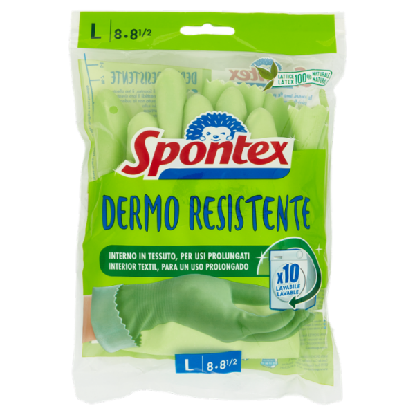 Spontex Guanti Casalinghi Dermo Resistente Taglia L