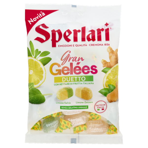Sperlari Gran Gelées Duetto Limone-Salvia, Limone-Zenzero 150 g