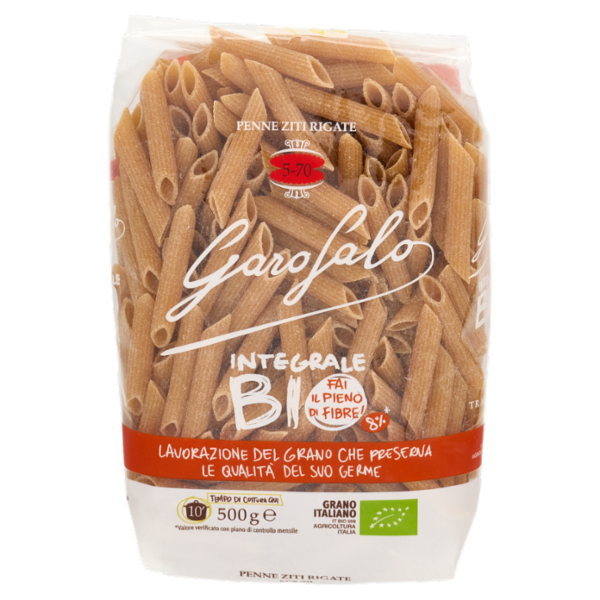 Garofalo Integrale Bio Penne Ziti Rigate 5-70 500 g