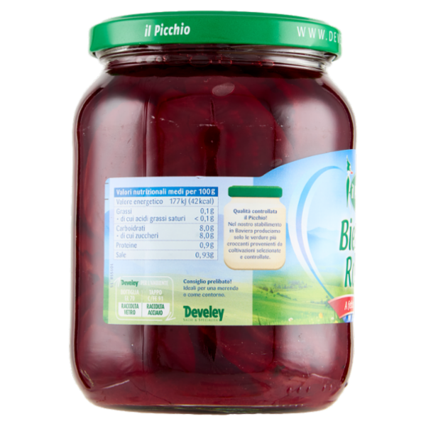 il Picchio Bietole Rosse a fette in agrodolce 670 g
