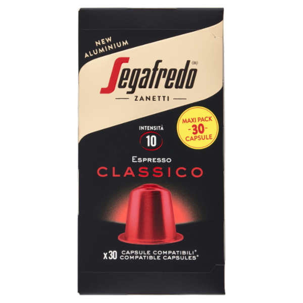 Segafredo Zanetti Espresso Classico Capsule Compatibili Nespresso* 30 x 5,1 g