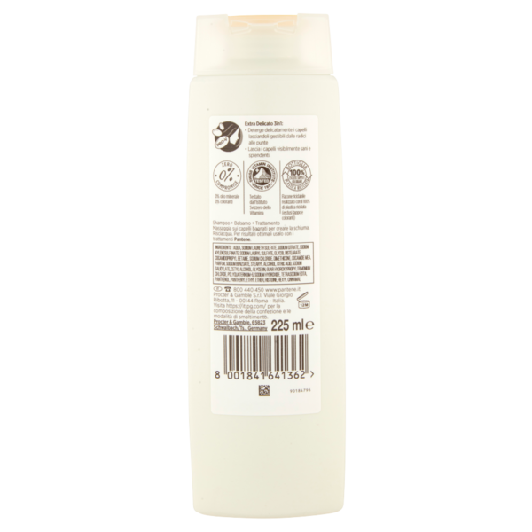 Pantene Shampoo+Balsamo+Trattamento 3in1 Extra Delicato 225 ml
