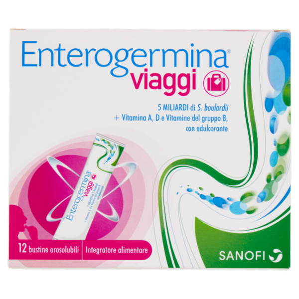 Enterogermina viaggi bustine orosolubili 12 x 2 g