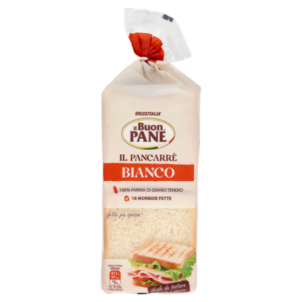 il Buon Pane il Pancarrè Bianco 330 g