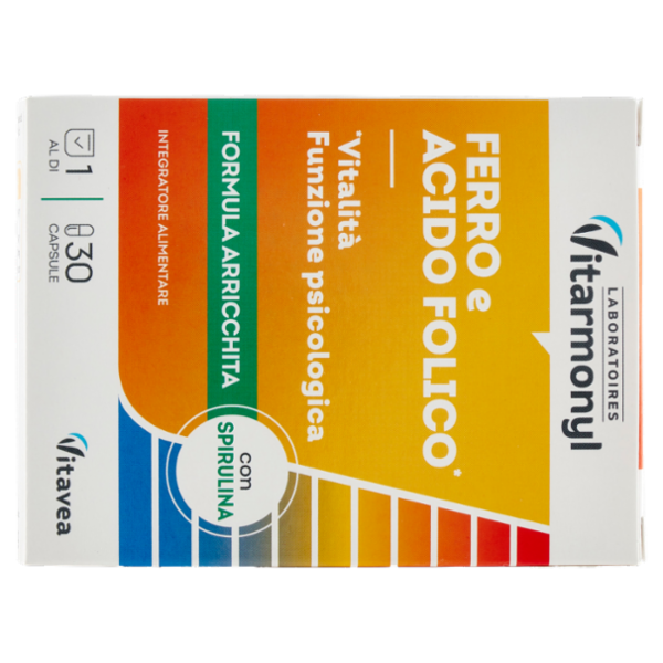 Laboratoires Vitarmonyl Ferro e Acido Folico* 30 Capsule 10,5 g