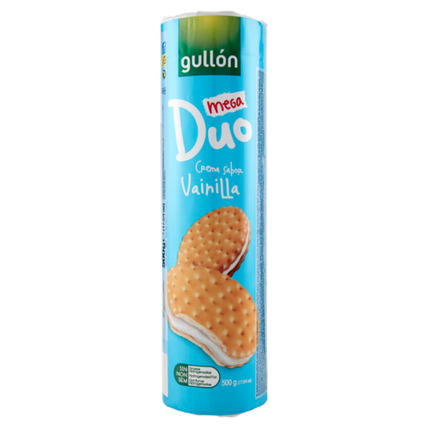 Gullón Mega Duo Crema sabor Vainilla 500 g