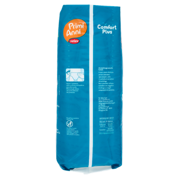 Selex Primi Anni Pannolini per Bambini Dry Confort Extra Large 15-30 kg 16 pezzi