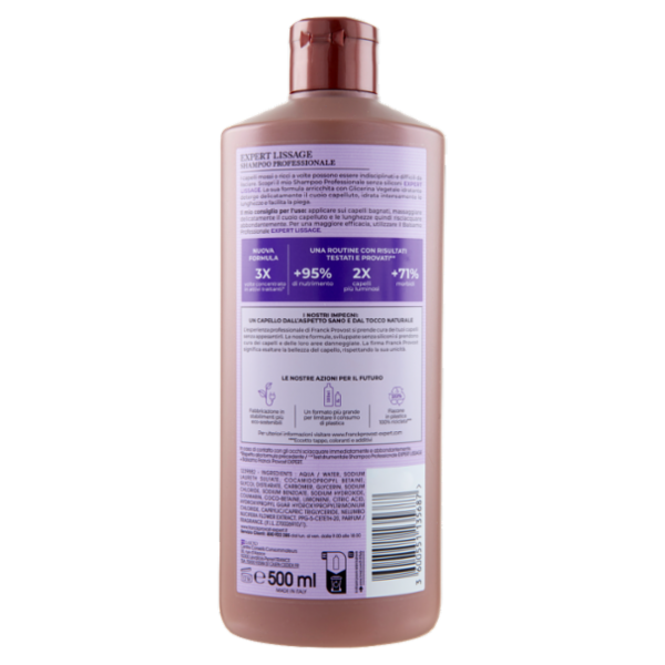Franck Provost Expert Lissage Shampoo Professionale 500 ml