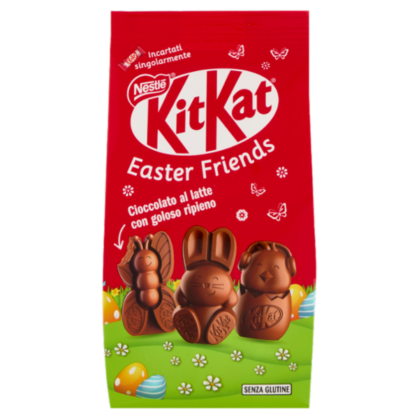 KITKAT Easter Friends Personaggi Pasquali di Cioccolato al Latte Sacchetto 147g