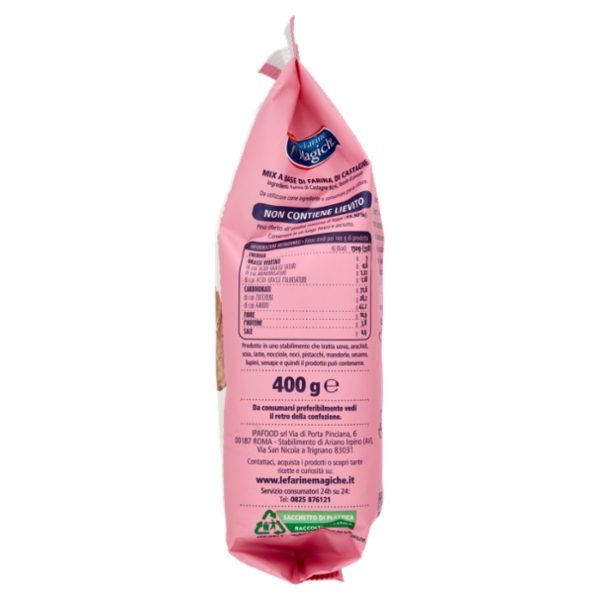 Le Farine Magiche Mix a base di Farina di Castagne 400 g