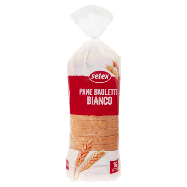 Selex Pane Morbido Bianco a Fette 400 g