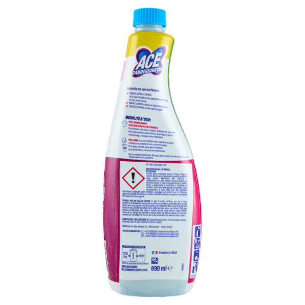 Ace Candeggina Più +Mousse Ricarica 690 ml