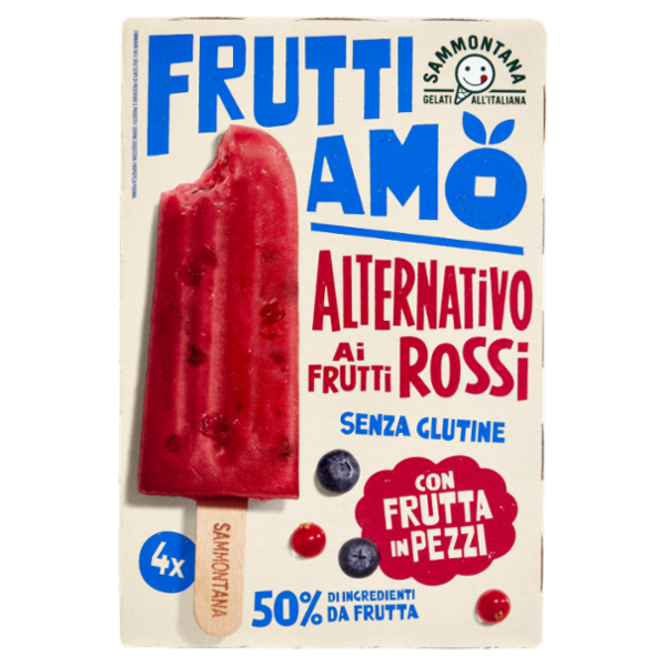 Sammontana Fruttiamo Alternativo ai Frutti Rossi 4 x 70 g