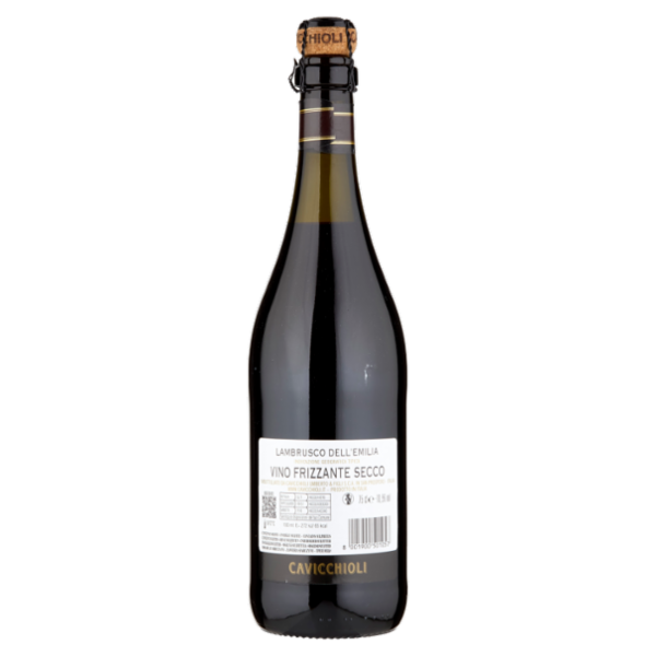 Cavicchioli Lambrusco dell'Emilia IGT Vino Frizzante Secco 75 cl