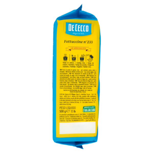De Cecco Le Specialità Fettuccine n°233 500 g