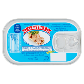 Albatros Fegato Di 'Bacalao' Affumicato 120 g